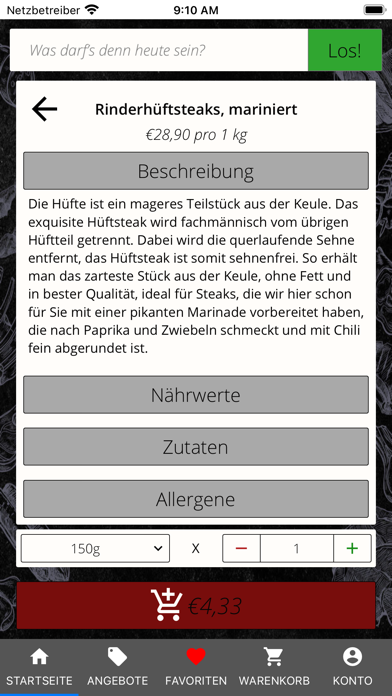 Fischer - Ihre Metzgerei Screenshot