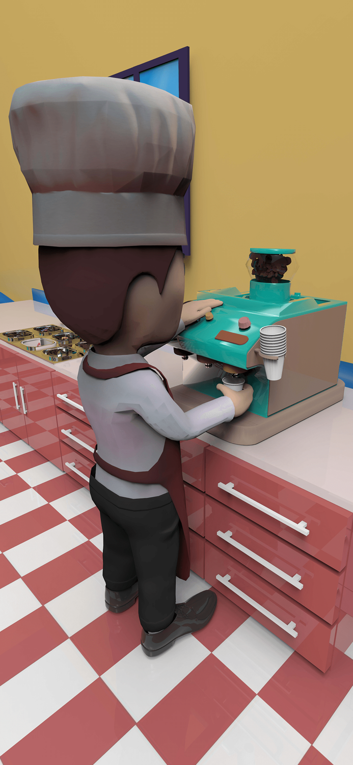 Restaurant Craft - Cashier 3D