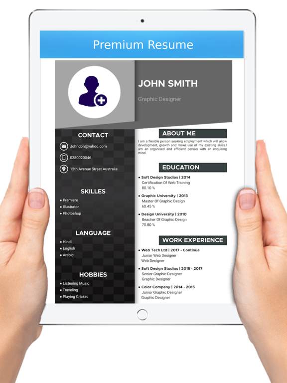 App screenshot