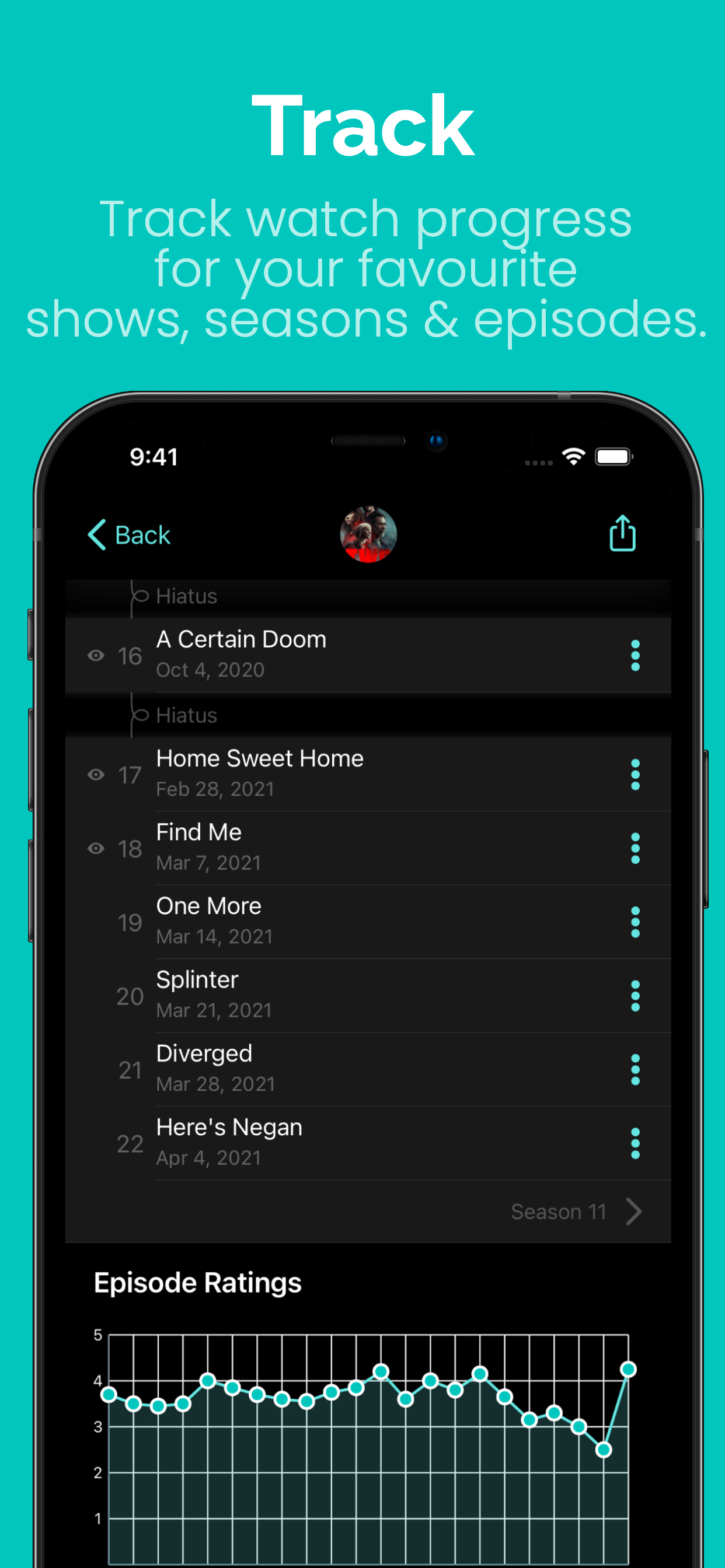 Shows+ Discover & Track Series screenshot 3