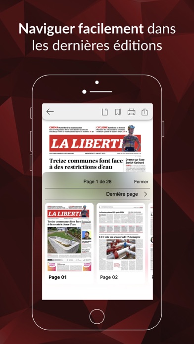 La Liberté journal Screenshot