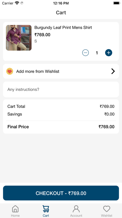 Tistabene Online Shopping App Screenshot