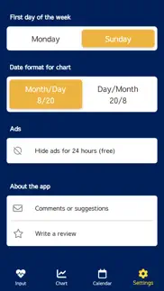 How to cancel & delete blood pressure notepad 3