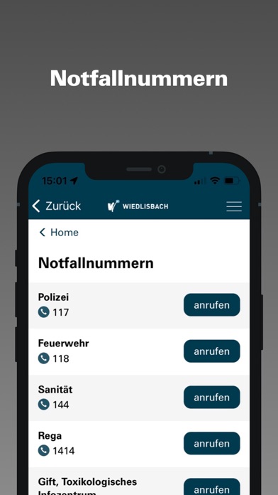 Gemeinde Wiedlisbach Screenshot