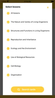 gcse biology flashcards pro iphone screenshot 2
