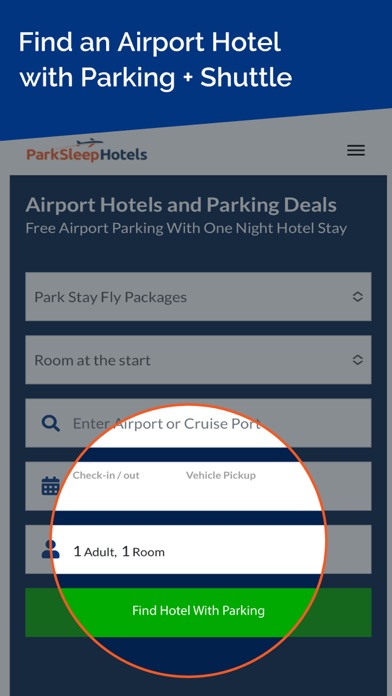 Park Sleep Hotels Screenshot