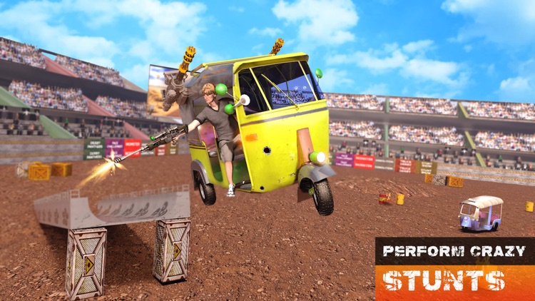 Tuk Tuk Demolition Derby Fight