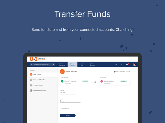 U of I Community Credit Union iPad screenshot 4 - Finance app