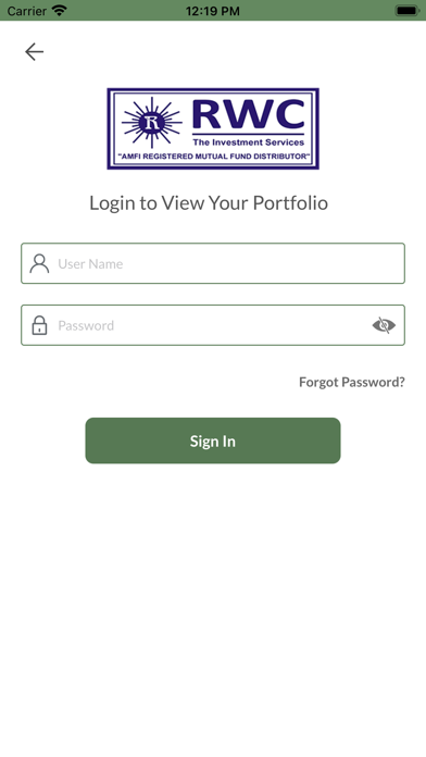 RWC THE INVESTMENT Screenshot