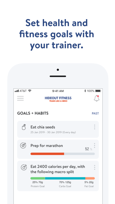 Hideout Fitness Screenshot