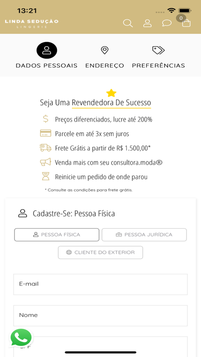 linda sedução Screenshot