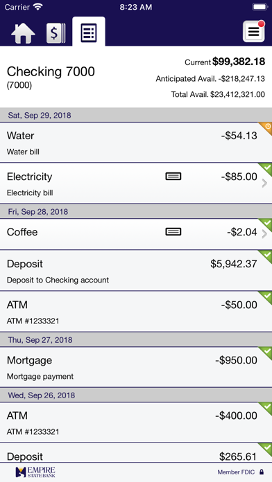 Empire State Bank Business Screenshot