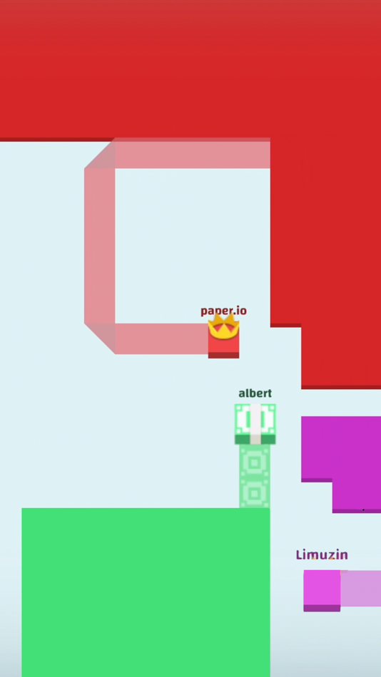 #4. Paper.io (iOS) By: Voodoo