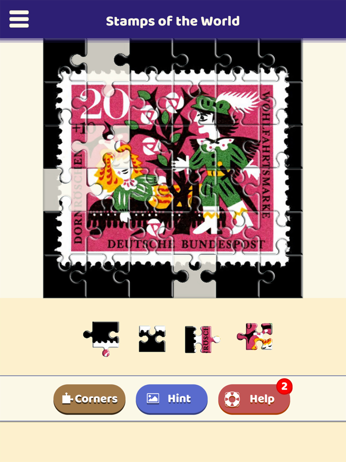 Stamps of the World Puzzle