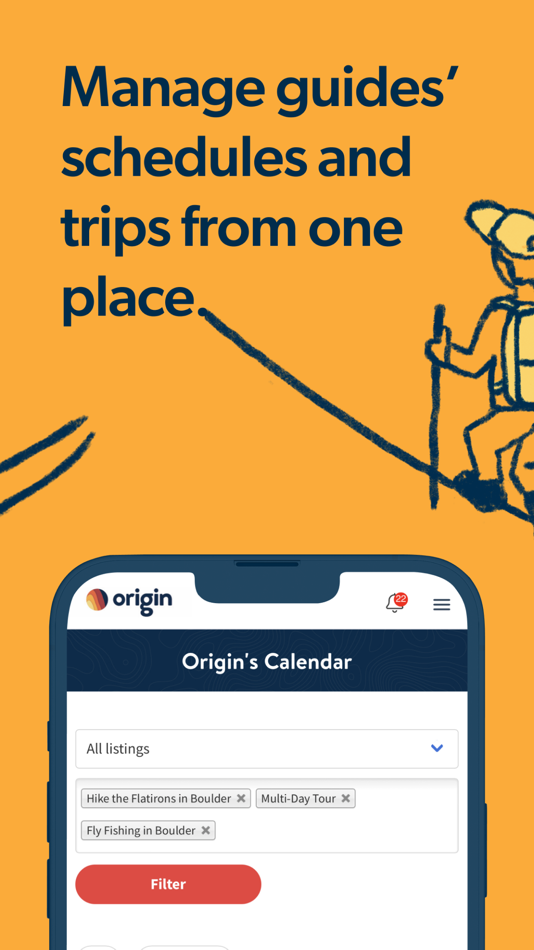 #2. Origin - Booking & Scheduling (iOS) By: Unser LLC