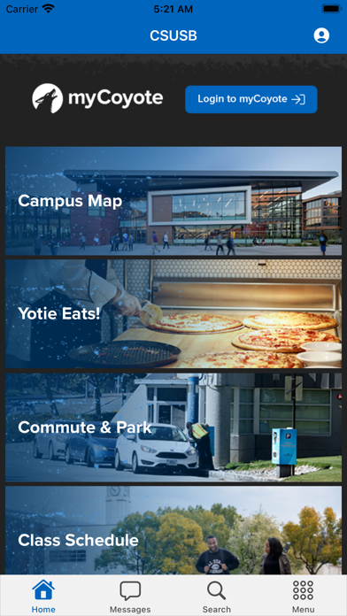 CSUSB myCoyote Screenshot