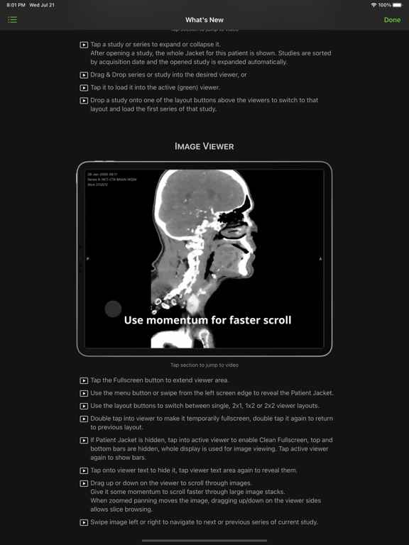 Visage Ease Pro iPad screenshot 7 - Medical app