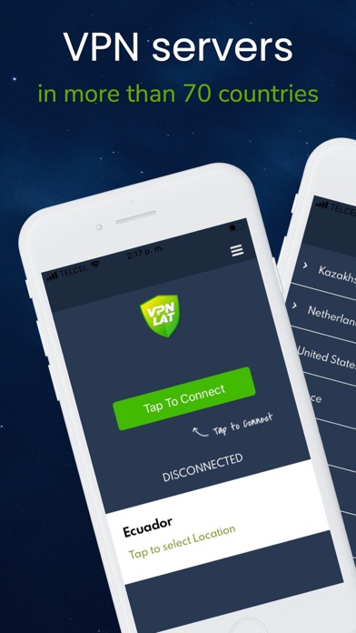 VPN.lat: unlimited and secure Screenshot