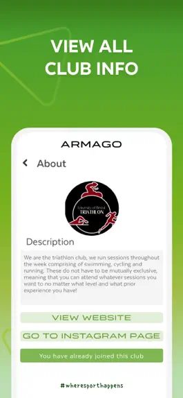 Game screenshot Armago - Where Sport Happens hack