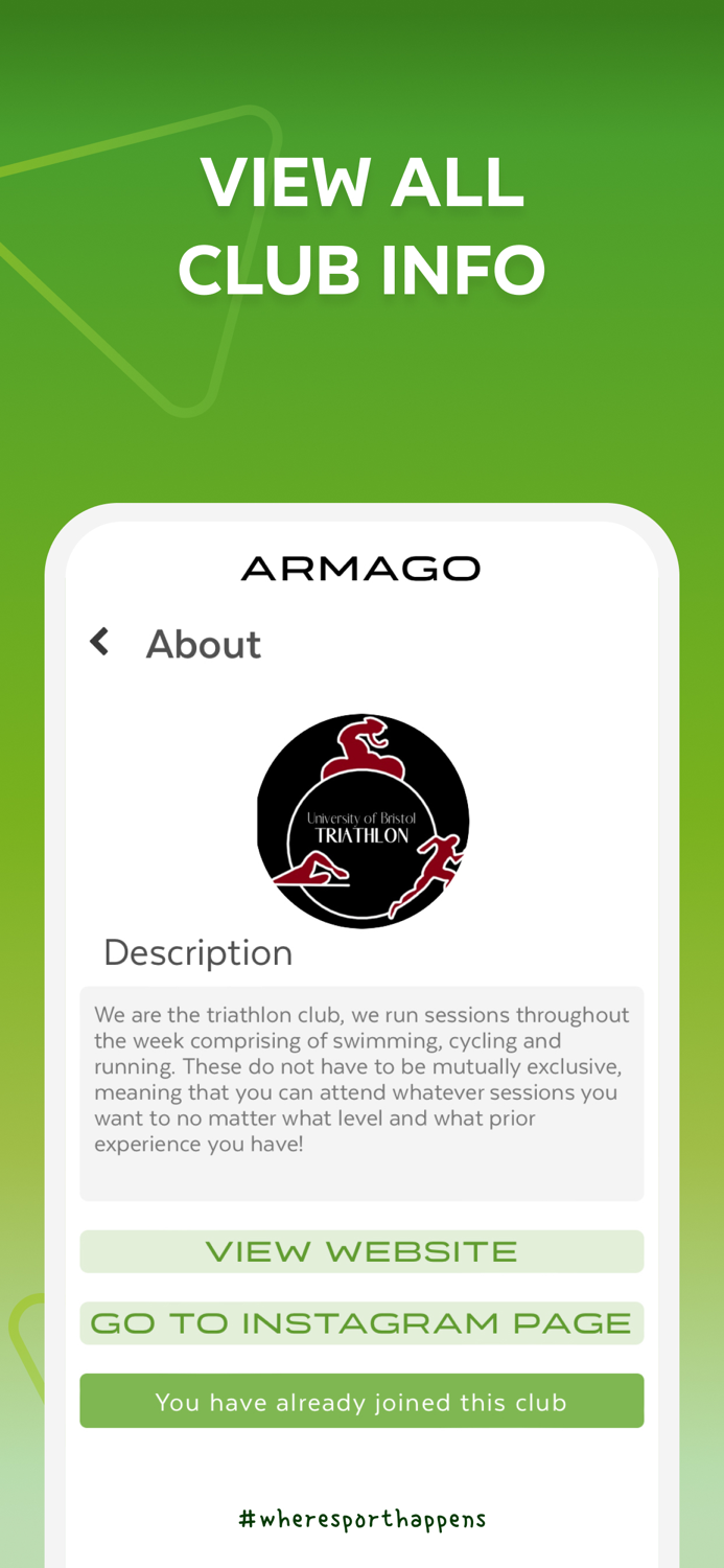 Armago - Where Sport Happens
