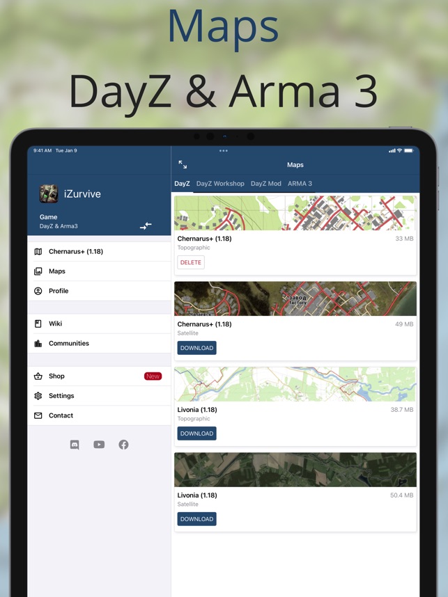 About: iZurvive - Map for DayZ & Arma (Google Play version)