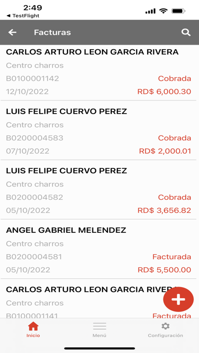 Gestión Negocio Screenshot