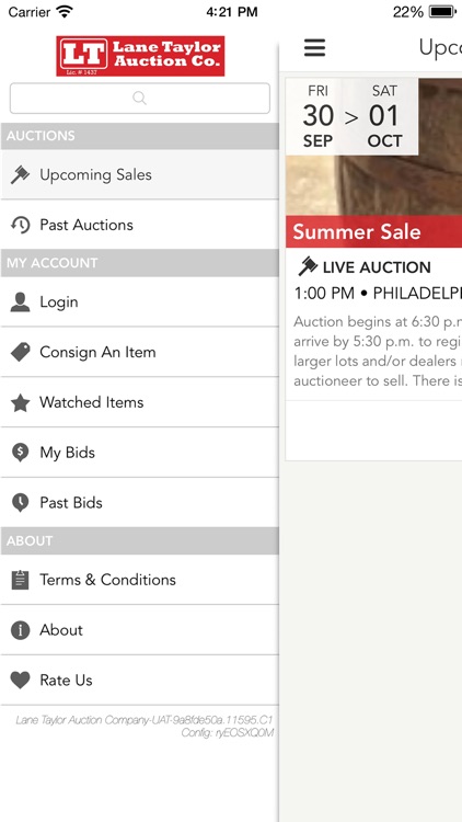 Lane Taylor Auction