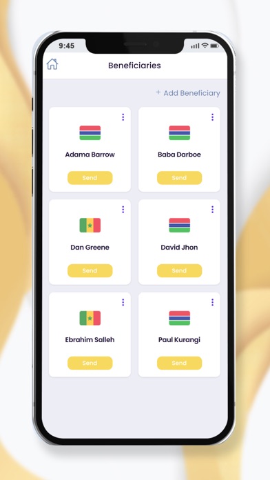 Yayeh Money Transfer Screenshot