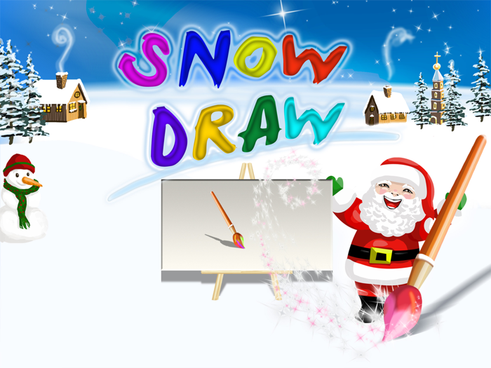 Snow Draw - Xmas colors