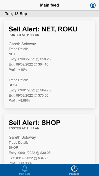 InTheMoneyStocks Screenshot