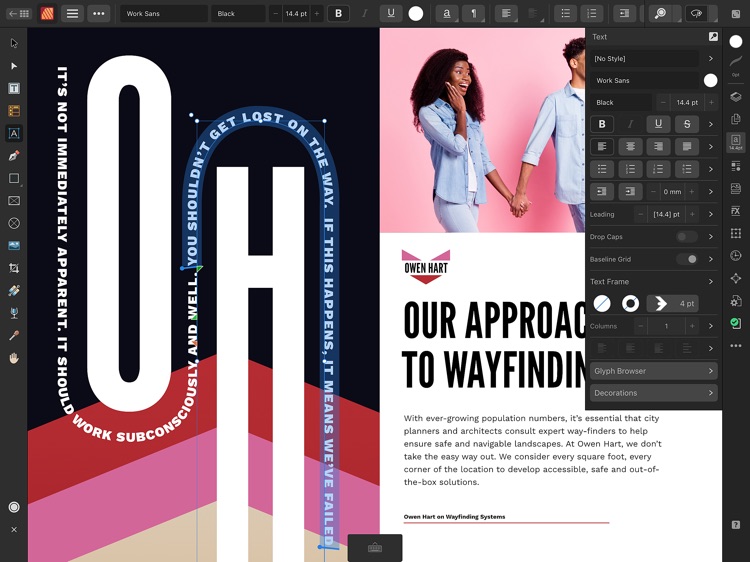 Affinity Publisher 2 for iPad