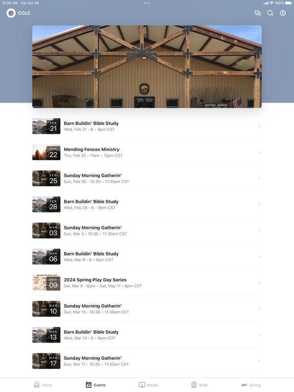 Screenshot #5 pour Cowboy Church of Leon County