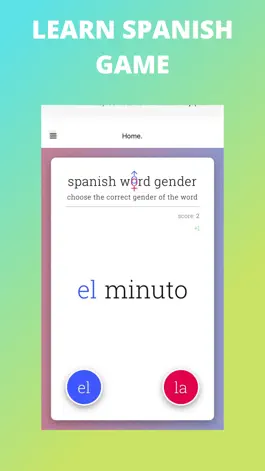 Game screenshot Learn Spanish Game App mod apk