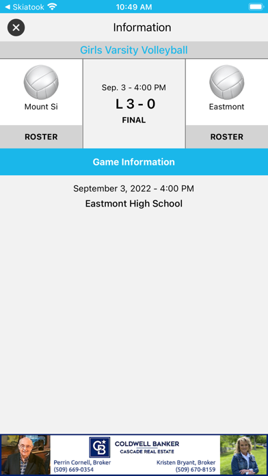 Eastmont Wildcats Athletics Screenshot