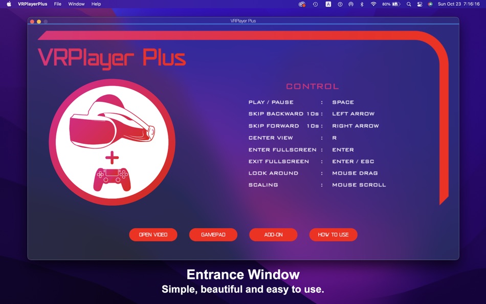 #3. VRPlayer Plus (macOS) Bởi: Takahide Noro