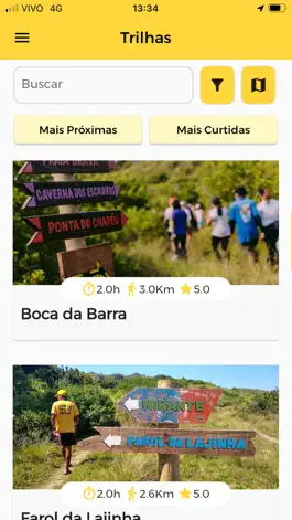 Game screenshot Trilha Transcabofrio apk