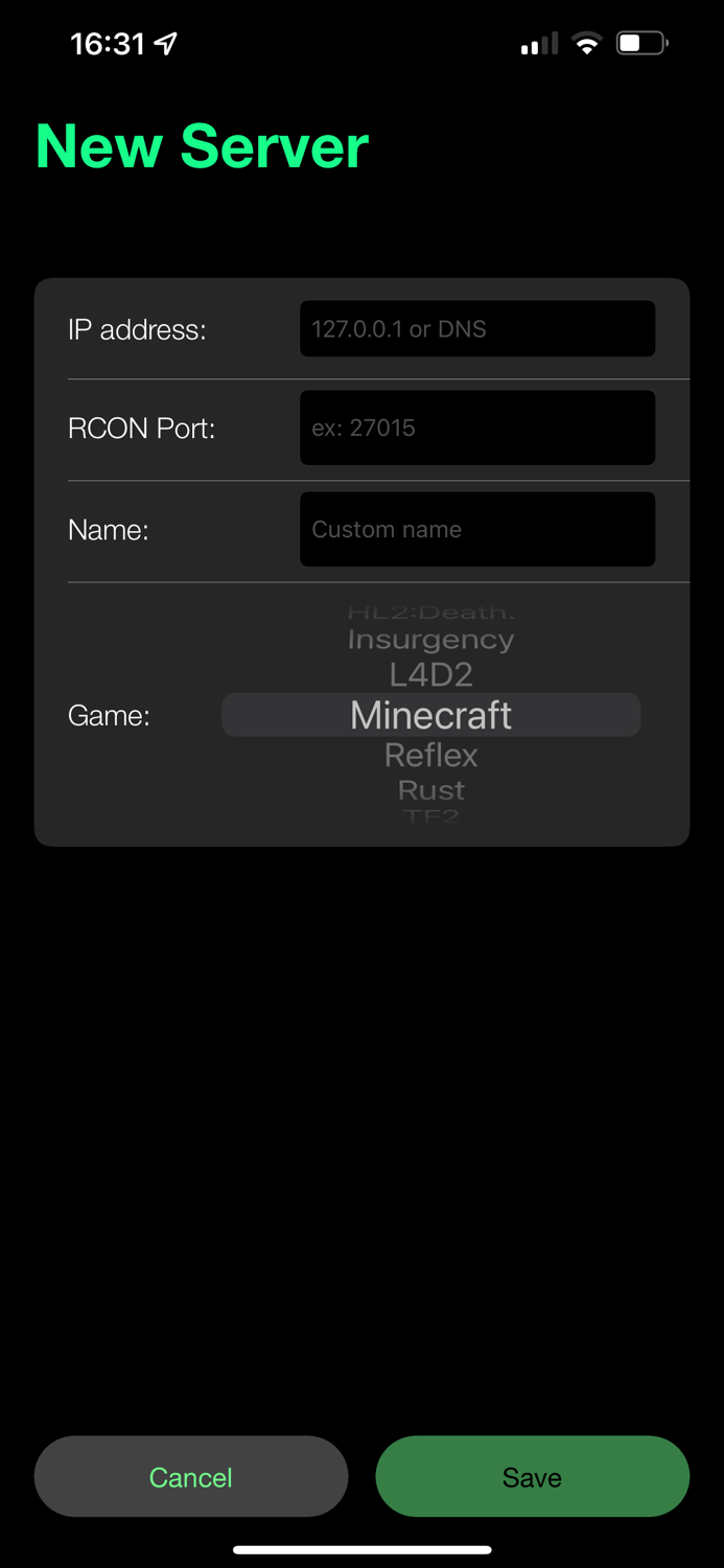 RCON Game Server Admin 2022