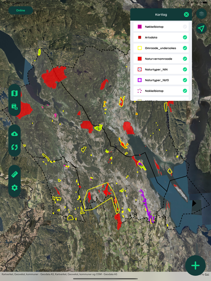 #7. MiS-NiN (iOS) Podle: Geodata AS
