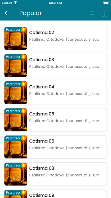 Psaltirea Ortodoxa AUDIO Screenshot