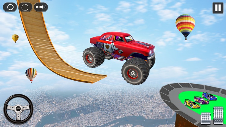 Monster Truck Stunt Race 3D