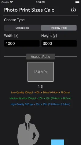 Game screenshot Photo Print Sizes Calculator hack