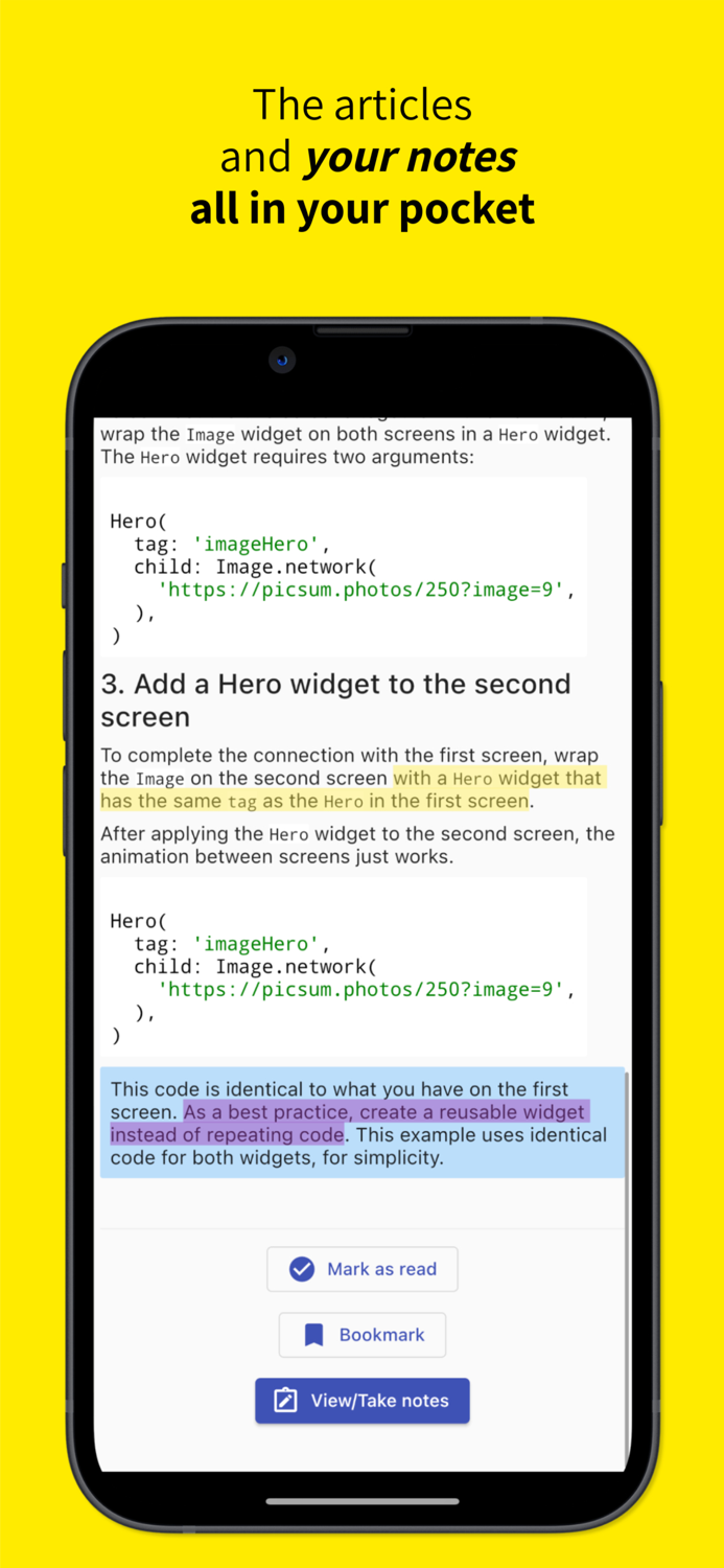 Flutter Offline Docs