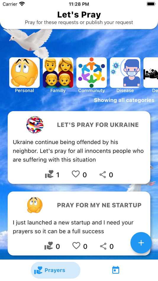 Let's Pray : Prayers community - 1.1 - (iOS)