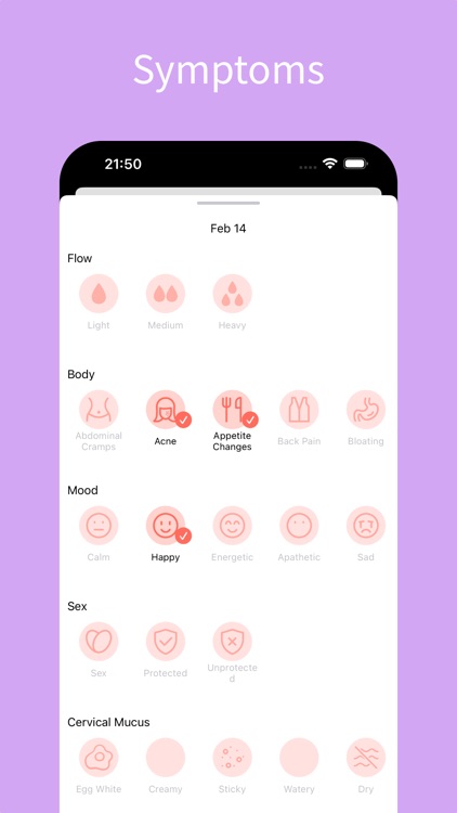 Period Tracker - Cycle Log App