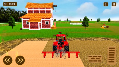 Ranch Farming Sim Tractor Game Screenshot