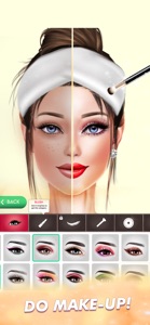 Makeover Dress Up Girls Game screenshot #1 for iPhone