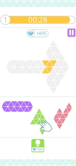 Game screenshot Tangram Triangle ! apk