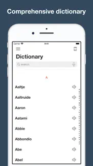 first name dictionary iPhone Captures Décran 1