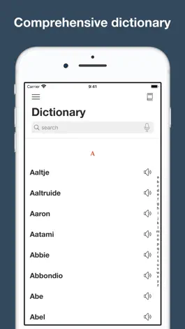 Game screenshot First Name Dictionary mod apk