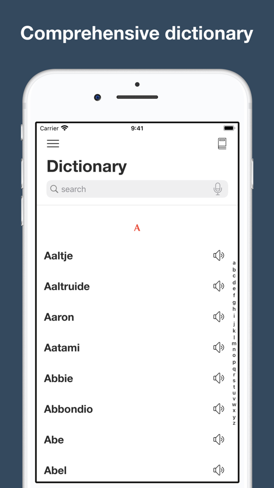 First Name Dictionary - 2.0 - (iOS)